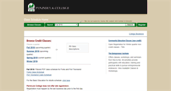 Desktop Screenshot of classes.pencol.edu
